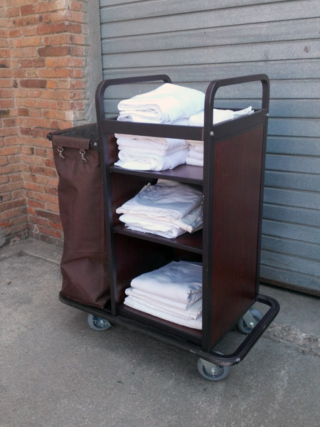 carro limpieza camarera hotel hosteleria _toallas sabanas metal 133x90-107x56-60 1u